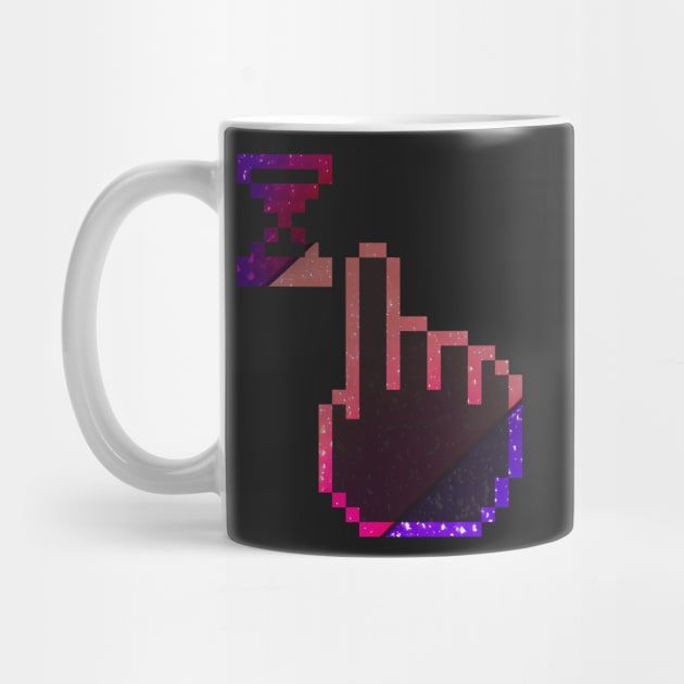 Computer Multicolor galaxy gradient Mouse Cursor Design by Artilize